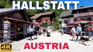 Hallstatt Austria, Summer Walking Tour 4K UHD