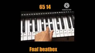 Fnaf beatbox easy piano tutorial #easypianotutorial #fnaf #viral #beatbox
