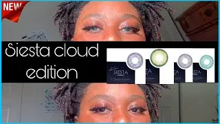 CONTACT FOR DARK BROWN EYES| Siesta Black Cloud| NATURAL SUNLIGHT |~ ColorCL Shop+ Review