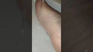 Water on my foot #malefeet #malefoot #sole