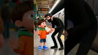 Lost Kid in Metro 😱 | Stranger Danger Awareness | Kids Safety Short