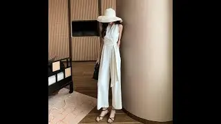 New Wide Leg Pants Workwear Jumpsuit