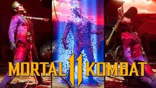 Mortal Kombat 11: Every Nightwolf Brutality performed on  The JOKER