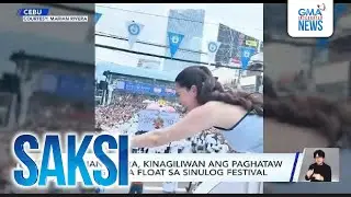 Marian Rivera, kinagiliwan ang paghataw habang nasa float sa Sinulog Festival | Saksi