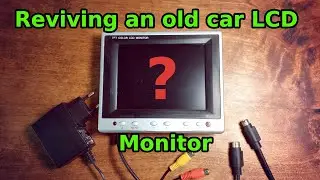 Restoring an old car TFT COLOR LCD MONITOR