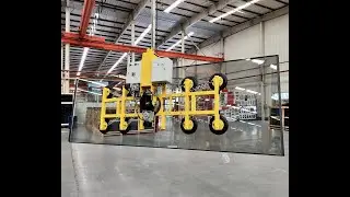 Electric Flip and Rotation Glass Vacuum Lifter Suction Crane