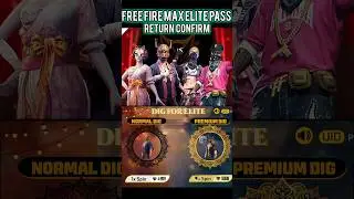 Free Fire Max Elite Pass Return 😎#shorts #freefire #ytshorts