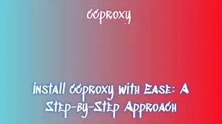 ccproxy FAQ Installation: Watch Installation Video BEZH-FBS-JZH-C