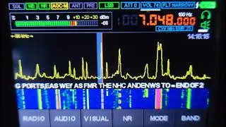 W1AW cw decode  - MALAHITEAM DSP-2 sdr receiver 9-13-2022