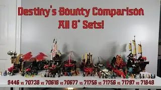 EVERY DESTINY'S BOUNTY SET COMPARED! 9446, 70738, 70618, 70677,  71705, 71756, 71797 , and 71848