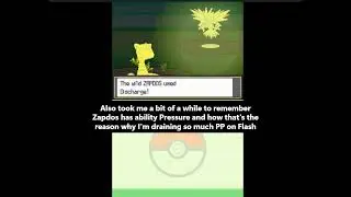 Pokemon Heart Gold Run Snippets: Attempt to Catch Zapdos