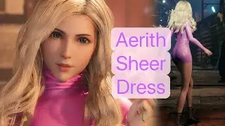 [FF7R]Aerith super sexy Sheer Dress
