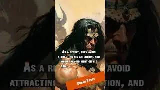 ⚡The Chad God of CONAN & Cimmerians - CROM  - Conan Book #facts  #shorts
