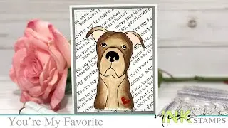 Create Your Own Pattern Background Using  Miss Ink Stamps Slim&rsquo;s Whims Stamp Set
