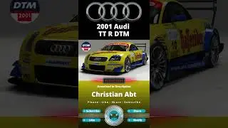 Audi TT R DTM 2001 - Assetto Corsa Car Mods FREE - Car Mod Download #assettocorsa #shorts