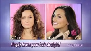 Simply Straight Brush Commercial - Ceramic Straightening Brush
