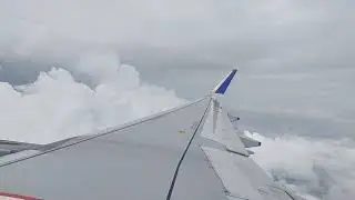 |IndiGo 6E-6513| |Climb through the clouds after take-off from Kolkata airport| |Kolkata-Hyderabad|