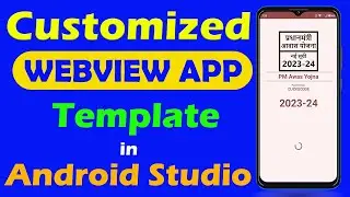 How to Edit Webview App package in Android Studio | How to customized WebView App Template