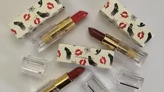 MAC X Charlotte Olympia Lipstick Haul, Review and Lip Swatches