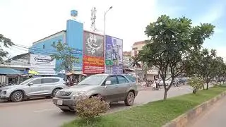 Just a little ride with Meb, and construction road 6 siemreap Cambodia.