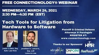 Tech Tools for Litigation from Hardware to Software.