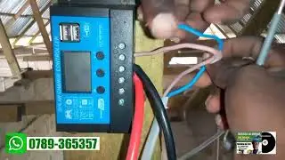 JINSI YA KUFUNGA CHARGER CONTROL NA BETRI YA SOLAR PANEL