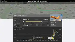 Траектория полета Ан-148 Playback of flight 6W703 / SOV703 на сайте flightradar24