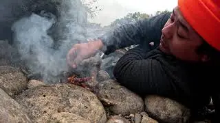 FISHING while hiking, I GOT LOST!!! Crawfish catch and cook in the mountains! {11/30/2025}