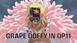 today i'm playing grape Doffy in the one piece tcg