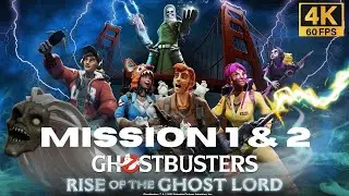 Ghostbuster Rise Of The Ghost Lord - Mission 1 & 2 (Alcatraz) - Gameplay [4K 60FPS]#ghostbusters