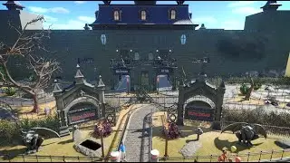 Sinister Shadows - Ghost Train - On and Off Ride [Planet Coaster]