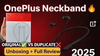 OnePlus Neckband Original Review 🔥 | Unboxing & Full Details 2025&rdquo;