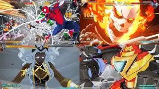 All Ultimate Attacks - MARVEL Tokon: Fighting Souls (Spider-Man & Ghost Rider Included) [So Far]