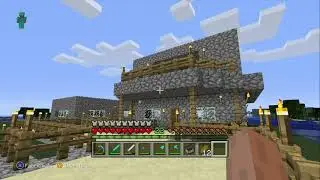 Minecraft XBOX 360 Edition - Mundo survival com meu sobrinho.