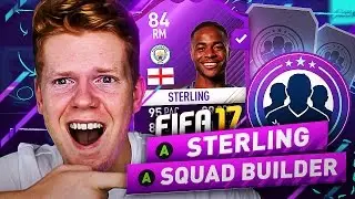 AFFORDABLE PURPLE STERLING NLW HYBRID SQUAD BUILDER!! - FIFA 17 ULTIMATE TEAM