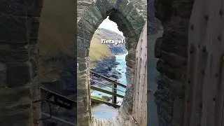 Отель-замок, король Артур, Тристан и Изольда и все это в городке Tintagel. #англия#замки#еда#шортс