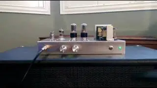 Hot Toddy Amp Demo  - 5725 pentode pre and 6K6GTs