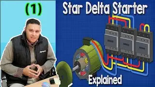 Motor Starting Methods, Star-Delta | طرق بدء حركة المحركات الحثية وأول طريقة - نجمة - دلتا