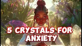 5 Crystals For Anxiety Relief: Amethyst, Rose Quartz, Howlite, Agate & Tourmaline for Healing