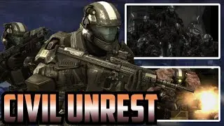 This ODST MOD Makes you Fight INSURGENTS... | Civil Unrest | Halo Reach Mods