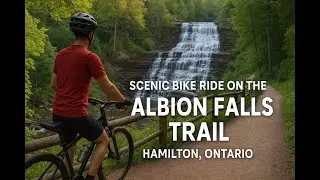 Scenic Bike Ride on the Albion Falls Trail | Hamilton, Ontario Cycling Adventure 🚴🌲