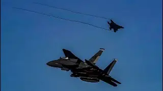 Fighter Jets Fast & Low Through Welsh Valley’s