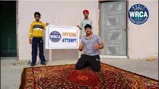 Unbelievable! Most Finger tip Push-ups with One Leg Raised in 60 Seconds