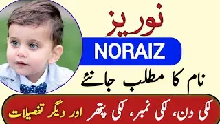Noraiz Name Meaning In Urdu | Noraiz Naam Ka Matlab | Noraiz Naam Ke Mayne | Top Islamic Name |