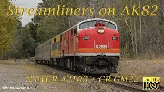 Roots-Blown EMD Bulldogs through the Adelaide Hills | Chumrail 42103 and SSR GM22 on the AK Cars