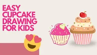 EASY CUPCAKE DRAWING FOR KIDS