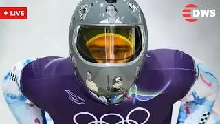 LIVE: Olympic Skeleton Drama Fans Pack Venue Amid Helmet Controversy Debate Now! | DWS News | AD14