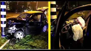 AGUERO Horrible CAR CRASH !!!