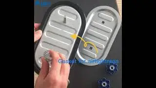 HVAC Ventilation system flat duct access door