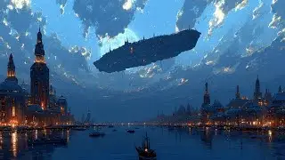 Port Noctis &mdash; The Midnight Anchorage | Ambient Sci-Fi Harbor | 4 hour Deep Study | Coding  |  Vibes